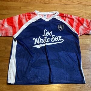 Los White Sox  soccer jersey stadium giveaway - Red and Blue chicago white sox